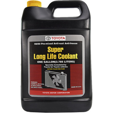 Антифриз Toyota Super LL Coolant, Pre-Mixed PINK 3,785 литра.