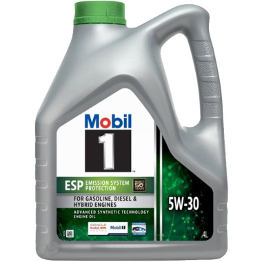 Моторное масло Mobil 1 ESP 5W-30 4 литра.
