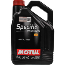 Моторное масло MOTUL Specific 505.01/502.00/505.00 5W-40 5 литров.