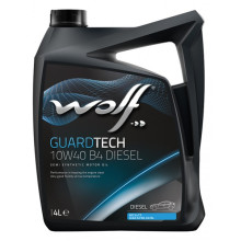 Моторное масло Wolf GUARDTECH 10W-40 B4 DIESEL 4 литра.