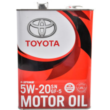 Моторное масло Toyota Motor Oil 5W-20 4 литра.