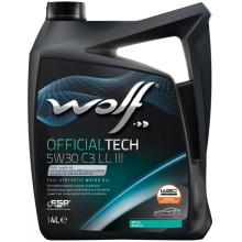 Моторное масло OFFICIALTECH 5W-30 C3 LL III 4 литра.