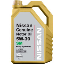 Моторное масло Nissan Motor Oil 5W-30 4 литра.