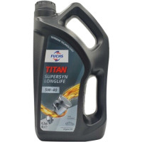 Моторное масло Titan SuperSyn LongLife 5W-40 4 литра.