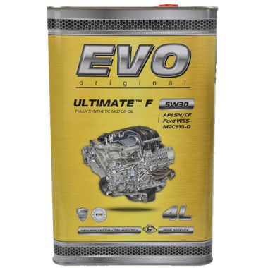 Моторное масло EVO ULTIMATE F 5W-30 4 литра.