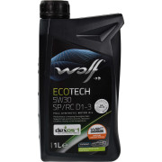 Моторное масло Wolf ECOTECH 5W-30 SP/RC D1-3 1 литр.