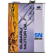 Моторное масло Subaru Motor Oil 0W-20 4 литра.