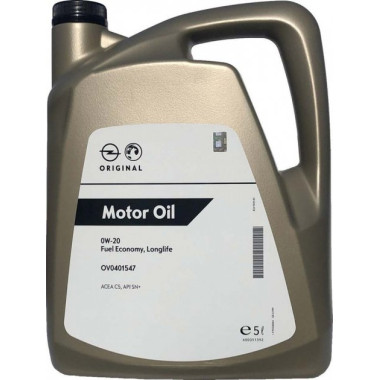 Моторное масло GM Motor Oil Longlife 0W-20 5 литров.