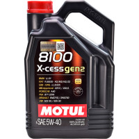 Моторное масло MOTUL 8100 X-cess gen2 5W-40 4 литра.