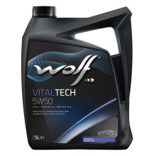 Моторное масло Wolf VITALTECH 5W-50 5 литров.