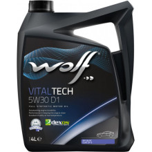 Моторное масло Wolf VITALTECH 5W-30 D1 4 литра.