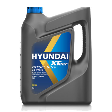 Моторное масло Hyundai Xteer DPF DISEL Ultra C3 SN/C3 5W-30 6 литров.