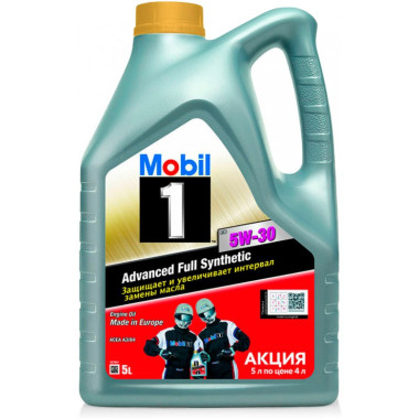 Моторное масло Mobil 1 FS 5W-30 5 литров.