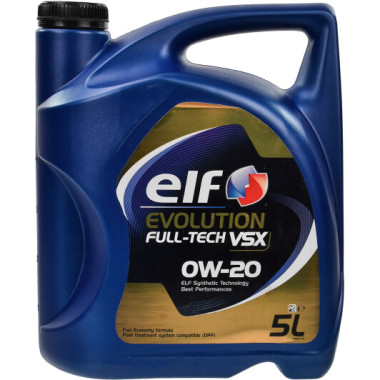 Моторное масло Elf Evolution Full-Tech VSX 0W-20 5 литров.