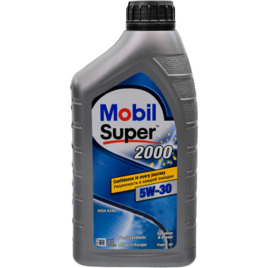 Моторное масло Mobil Super 2000 X1 5W-30 1 литр.