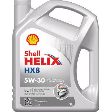 Моторное масло Shell Helix HX8 ECT 5W-30 5 литров.