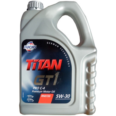 Моторное масло Fuchs Titan GT 1 PRO 5W-30 C-4 4 литра.