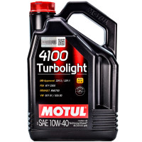 Моторное масло MOTUL 4100 TURBOLIGHT 10W-40 4 литра.