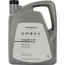 Моторное масло VW Audi Skoda Longlife III FE 0W-30 5 литров.