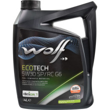 Моторное масло Wolf ECOTECH 5W30 SP/RC G6 4 литра.