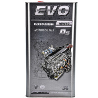 Моторное масло EVO D5 10W-40 TURBO DIESEL CF 5 литров.