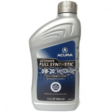 Моторное масло Acura Ultimate Motor Oil 0W-20 0,946 литра.