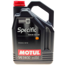 Моторное масло MOTUL Specific 504.00/507.00 5W-30 5 литров.