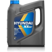 Моторное масло Hyundai Xteer Diesel Ultra HD SJ-4 10W-40 4 литра.