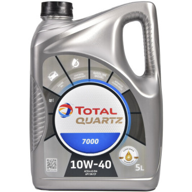 Моторное масло Total Quartz 7000 10W-40 5 литров.