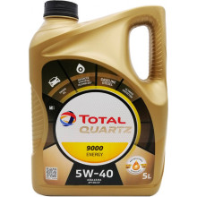 Моторное масло Total Quartz Energy 9000 5W-40 5 литров.