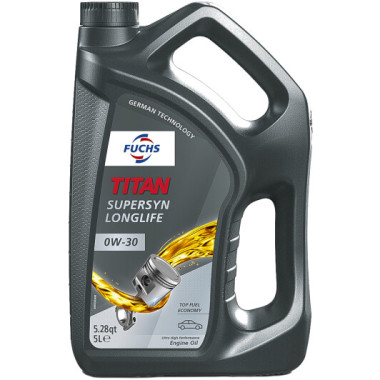 Моторное масло Fuchs Titan SuperSyn LongLife Plus 0W-30 5 литров.