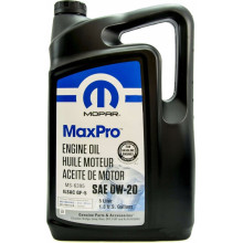 Моторное масло Mopar MaxPro 0W-20 5 литров. (68218951AC)