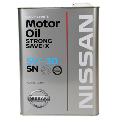 Моторное масло Nissan Strong Save X 5W-30 4 литра.