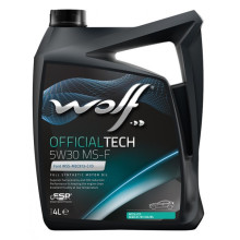 Моторное масло Wolf OFFICIALTECH 5W-30 MS-F 4 литра.