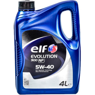 Моторное масло Elf Evolution 900 NF 5W-40 4 литра.