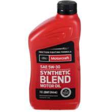 Моторное масло Ford Motorcraft Synthetic Blend 5W-30 0,946 литра.