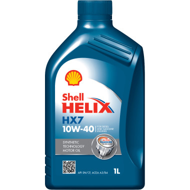 Моторное масло Shell Helix HX7 10W-40 1 литр.