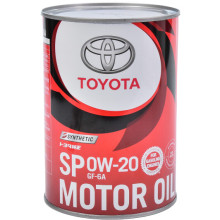 Моторное масло Toyota Motor Oil SP 0W-20 1 литр.