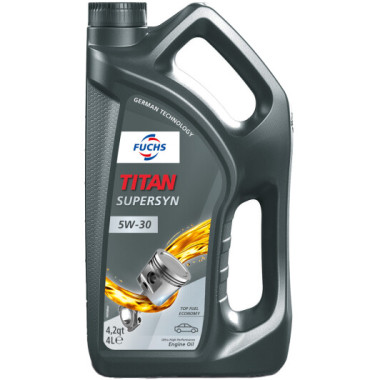 Моторное масло Fuchs Titan SuperSyn 5W-30 4 литра.