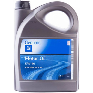 Моторное масло GM Semi Synthetic 10W-40 5 литров.