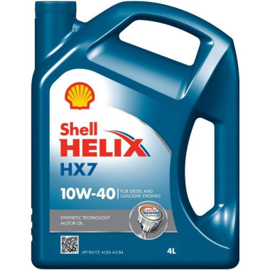 Моторное масло Shell Helix HX7 10W-40 4 литра.
