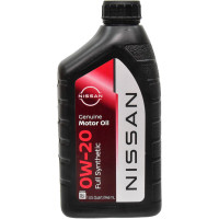 Моторное масло Nissan Genuine Motor Oil 0W-20 (999PK000W20N) 0,946 литра.