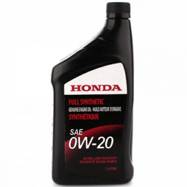 Моторное масло Honda Full Synthetic 0W-20 (Канада) 1 литр.