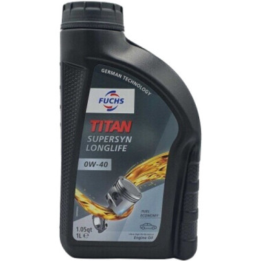 Моторное масло Fuchs Titan SuperSyn LongLife 0W-40 1 литр.
