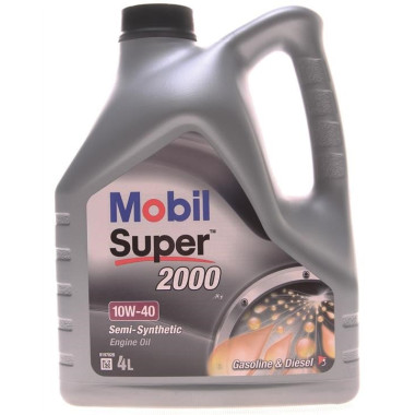 Моторное масло Mobil Super 2000 X1 10W-40 4 литра.