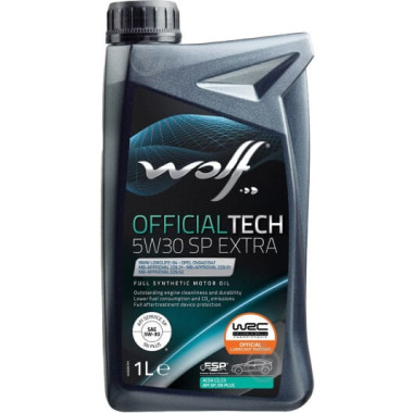 Моторное масло Wolf OFFICIALTECH 5W-30 SP EXTRA 1 литр.