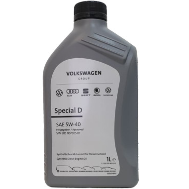 Моторное масло VW Audi Skoda Special D 5W-40 1 литр.