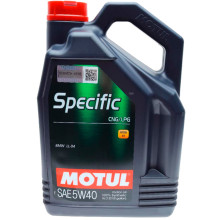 Моторное масло MOTUL Specific CNG/LPG 5W-40 5 литров.