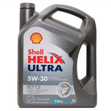 Моторное масло Shell Helix Ultra ECT 5W-30 C3 5 литров.