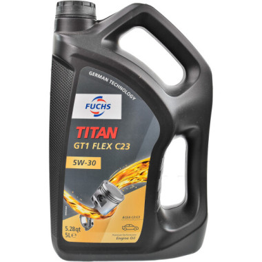 Моторное масло Fuchs Titan GT 1 FLEX 23 5W-30 5 литров.